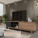 Ver imagem 7 de Rack para Tv até 75 Polegadas 100%mdf 200x55x40cm Lars