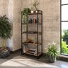 Estante Organizadora Estilo Industrial Premium Aço Preto 5 Prateleiras - 6