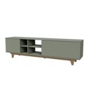 Ver imagem 2 de Rack para TV até 75 Polegadas 100% MDF 200cm x40cm Lars Verde
