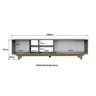 Rack para TV até 75 Polegadas 100%MDF 200x55x40cm Lars - 3