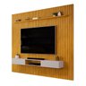 Painel Suspenso Ripado com Bancada Suspensa para Tv até 75 Polegadas Trento Cor Cedro/bali - 2