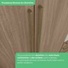Quarto Modulado Casal Completo 11 Portas 6 Gavetas com Espelho Seletto - 10