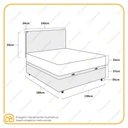 Ver imagem 4 de Box Baú com Colchão Molas Ortobom Airtech Casal