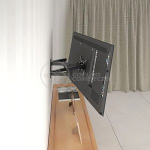 Suporte de Tv Articulado para Painel e Parede Led Lcd Plasma Oled 3d de 14" À 42" Polegadas 302w