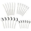 Ver imagem 1 de Jogo Talheres Faqueiro Tramontina Aço Inox 24 Peças Búzios