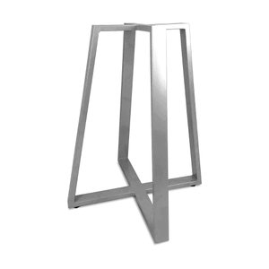 Base de Mesa Gizé Tampos Pedra Vidro Madeira de 1m Preto