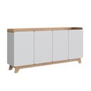 Ver imagem 2 de Buffet para Sala de Jantar 200x96x40cm John Branco/Freijó