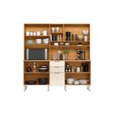 Ver imagem 3 de Cozinha Compacta Amora 10 Ptas 2GAVS 198cm Off Demóbile