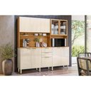 Ver imagem 1 de Cozinha Compacta Amora 10 Ptas 2GAVS 198cm Off Demóbile