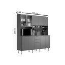 Ver imagem 2 de Cozinha Compacta Amora 10 Ptas 2GAVS 198cm Off Demóbile
