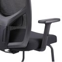 Ver imagem 6 de Cadeira Escritório Interlocutor Office Chicago Fixa Tela Mesh Preto Rivatti