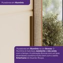 Ver imagem 5 de Guarda Roupa 3 Portas Deslizantes com Aplique Ripado Royal Marrom/Nature/Off White