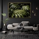 Ver imagem 2 de Quadro Decorativo Horizontal Planta Costela de Adão Com Moldura Sem Vidro 40X60