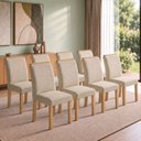 Ver imagem 1 de Conjunto 8 Cadeiras para Sala de Jantar Luisa