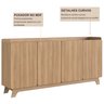 Buffet para Sala de Jantar 200x96x40cm John - 9