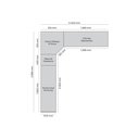 Ver imagem 5 de Quarto Modulado Casal Completo 8 Portas 3 Gavetas com Espelho Seletto Marrom/Areia/Jequitibá