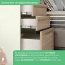 Ver mais imagens de Quarto Modulado Casal Completo 8 Portas 3 Gavetas com Espelho Seletto Marrom/Areia/Jequitibá