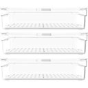 Ver imagem 7 de Kit 3 Organizadores Geladeira 2,8l Cozinha Multiuso com Respiradouro Frutas Legumes Clear Fresh Ou.