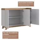 Ver imagem 6 de Buffet para Sala de Jantar 150x96x40cm John Branco/Freijó