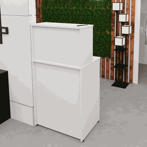 Balcão Caixa Atendimento Comercial Recepção 600x420 Netmobil - Branco