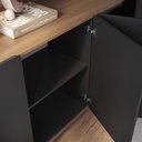Ver mais imagens de Buffet para Sala de Jantar 150x96x40cm John Preto/Freijó