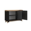 Ver imagem 6 de Buffet para Sala de Jantar 150x96x40cm John Preto/Freijó