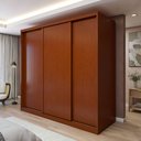 Ver imagem 1 de Guarda Roupa Forma 3 Portas 4 Gavetas 100% Mdf