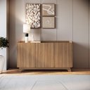 Ver imagem 1 de Buffet para Sala de Jantar 150x96x40cm John Marrom/Freijó