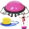 Bola Bosu Elastico Grande Yoga Treino Pilates Reabilitaçao Academia Fisioterapia Alongamento Ginasti - 1