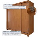 Ver imagem 7 de Guarda Roupa Forma 3 Portas 4 Gavetas 100% Mdf com Pés