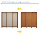 Ver imagem 4 de Guarda Roupa Forma 3 Portas 4 Gavetas 100% Mdf com Pés