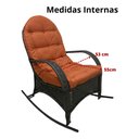 Ver imagem 5 de Poltrona para Jardim Imperatriz de Balanço com Almofada - Wj Design