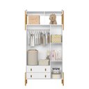 Ver imagem 3 de Guarda-Roupa 3 Portas/2 Gavetas com Nicho Fantasia Branco