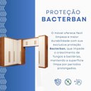 Ver imagem 6 de Guarda-Roupa Modulado 5 Peças 9 Portas 3 Gavetas Texas Marrom/Cinamomo/Off White Arenas