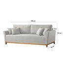 Ver imagem 2 de Sofá Fixo Brasil 160 Cm com Braço 10 Cm Meu Sofá Online