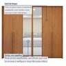Guarda Roupa  Style 6 Portas 4 Gavetas 100% Mdf com Espelho  - 7
