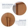 Guarda Roupa  Style 6 Portas 4 Gavetas 100% Mdf com Espelho  - 6