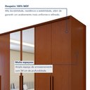 Ver imagem 4 de Guarda Roupa Style 6 Portas 4 Gavetas 100% Mdf com Espelho