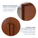 Ver imagem 6 de Guarda Roupa Style 6 Portas 4 Gavetas 100% Mdf com Espelho