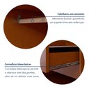 Ver mais imagens de Guarda Roupa Style 6 Portas 4 Gavetas 100% Mdf com Espelho