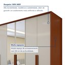 Ver imagem 4 de Guarda Roupa Style 6 Portas 4 Gavetas 100% Mdf com Espelho