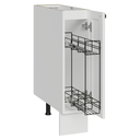 Ver imagem 2 de Balcão Porta-Temperos 20 cm 1 Porta (sem Tampo) Branco Vik Madesa
