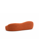 Ver imagem 3 de Sofá Star 190 Cm Orgânico Decorativo Sala Recepção Zahav:terra Cota