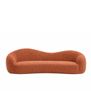 Ver imagem 4 de Sofá Star 190 Cm Orgânico Decorativo Sala Recepção Zahav:terra Cota