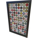 Ver imagem 4 de Quadro Porta Tampinhas - Linha Master Preto - 104 Tampinhas