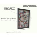 Ver imagem 3 de Quadro Porta Tampinhas - Linha Master Preto - 104 Tampinhas