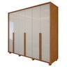 Guarda Roupa  Style 6 Portas 4 Gavetas 100% Mdf com Pés - 2