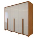 Ver imagem 2 de Guarda Roupa Style 6 Portas 4 Gavetas 100% Mdf com Pés