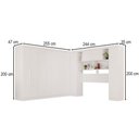 Ver imagem 4 de Guarda-Roupa Casal Modulado Pandora 11 Portas 2 Gavetas Branco - Pnr Móveis