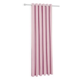Cortina Rosa-bebê Oxford Uma Folha 150x250 Fabritex - 1